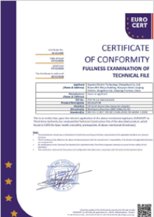 Giấy chứng nhận tuân thủ Euro Cert